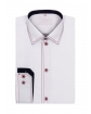 Biała koszula ze stębnówką 122-172 KS10