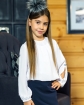 Bluzki dla dziewczynek białe eleganckie wizytowe modne Galowe Wizytowe girls' blouses webshop