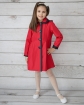 Płaszcz z kapturem dla dziewczynki, coat for girl, online shop