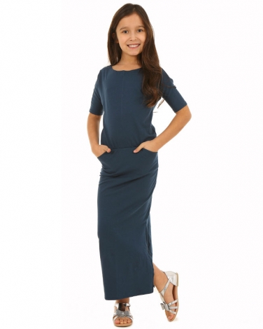 Długa sukienka dla dziewczynki, a long dress for a girl, online shop