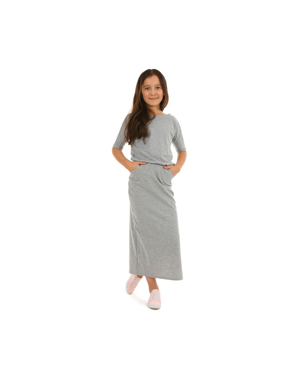 Długa sukienka dla dziewczynki, a long dress for a girl, online shop