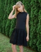 czarna sukienka dla dziewczynki do szkoły galowa na rozpoczęcie roku sklep internetowy on-line niskie ceny