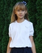 Biała bluzka dla dziewczynki, White blouse for a girl, sklep online