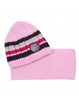 Zimowy komplet dla dziewczynki czapka i szalik 50 Daria