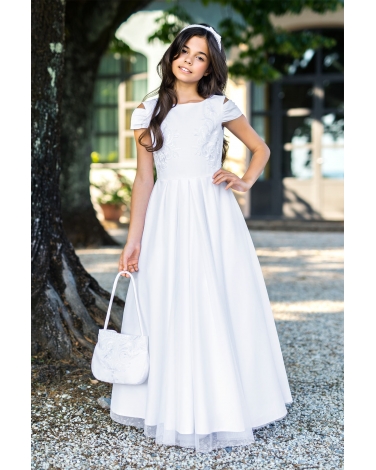 Pokomunijna sukienka dla dziewczynki Blumore zdjęcie z modelką