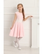 Dziewczęca sukienka szyta z koła 134-158 Barbi różowa