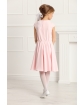 Dziewczęca sukienka szyta z koła 134-158 Barbi różowa 1