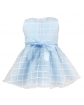 Okazjonalna sukienka dla przedszkolaka 86-122 Malwinka niebieska 3