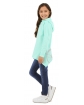 Bluza dziewczęca typu oversize 128-158 KR56 mięta 1
