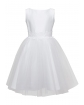 Pokomunijna sukienka dla dziewczynki 104-158 13A/SM/20 biała 1