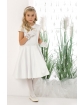 Pokomunijna sukienka dla dziewczynki 134-158 Isabel biała