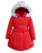 Jesienna kurtka w formie płaszczyka 86- 134 Zuzanna czerwona