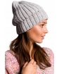 Jesienno-zimowa czapka dla mamy BK058 szara
