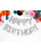 Balony urodzinowe Happy Birthday BAL107 srebro