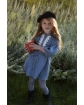 Muślinowa sukienka dla dziewczynki 110-134 Harper niebieska