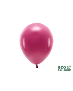  Balony Eco 26cm pastelowe, bordo(1 op. / 10 szt.)