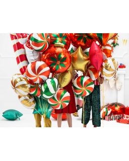 Balon foliowy świąteczny Cukierek, BAL160