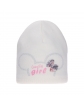 Przejściowa czapka dla dziewczynki AGB/5057 kremowa