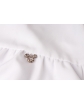 Biała bluzka w stylu boho 128-158 B95 biel
