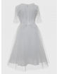Sukienka Komunijna z koronką 140-164 3SM-12A biały