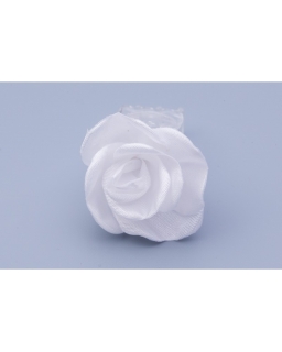 Przypinka - biała róża WP08