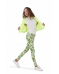Kolorowe legginsy dla dziewczynek 116-164 KRP444 wzór 042 -2