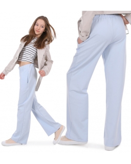 Szerokie długie spodnie dla dziewczynki, modne spodnie dla dzieci