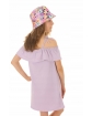 Sukienka hiszpanka na lato 116-158 KRP46 liliowa