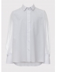 Biała koszula z tiulowymi rękawami 134-170 3S-113