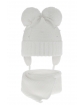 Komplet zimowy czapka plus szalik AGB/6185 biały