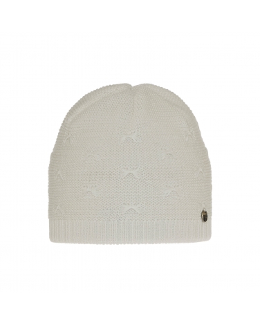 Jesienna ażurowa czapka dla dziewczynki AGB/6251 krem