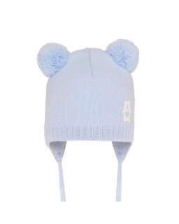 Jesienna czapka dla chłopca MIŚ AGB/6225 niebieski