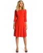Klasyczna sukienka damska B336 czerwona