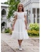 kremowa sukienka dla dziewczynki, na komunię, na wesele, rozmiar 152