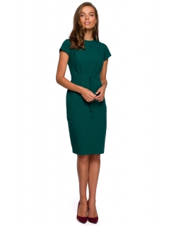 Uniwersalna sukienka ołówkowa ST239 zielona