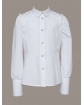Cudna koszula z ozdobnymi guzikami 134 - 170 biała 4S-101