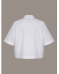 Nowoczesna koszula z kieszeniami 140 - 170 biała 4S-113