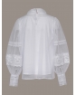 Cudna bluzka z koronki 134 - 164 biała 4S-114