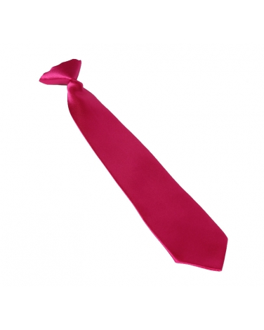 Krawat dziecięcy na gumce ciemny fiolet 30 cm