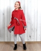 Płaszcze dla dziewczynek 122 - 158 Marysia czerwony